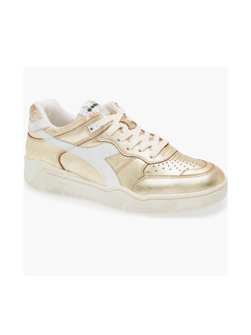 Diaspora B.560 Cherie Metallic Sneaker women size US 9.5 men 8 NEW Whisper White